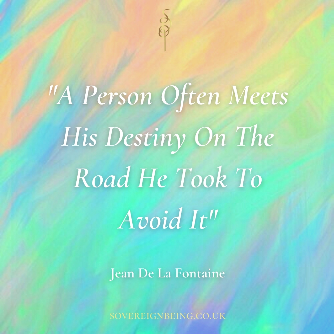A person often meets his destiny on the road he took to avoid it (1)
