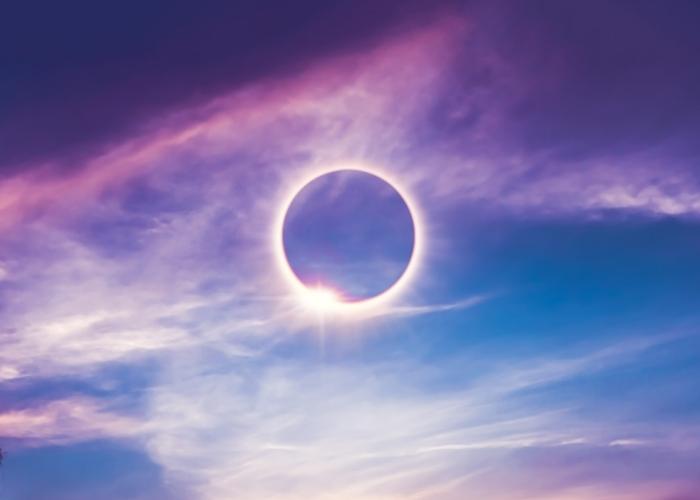 Sagittarius Solar eclipse 2021 pic 1