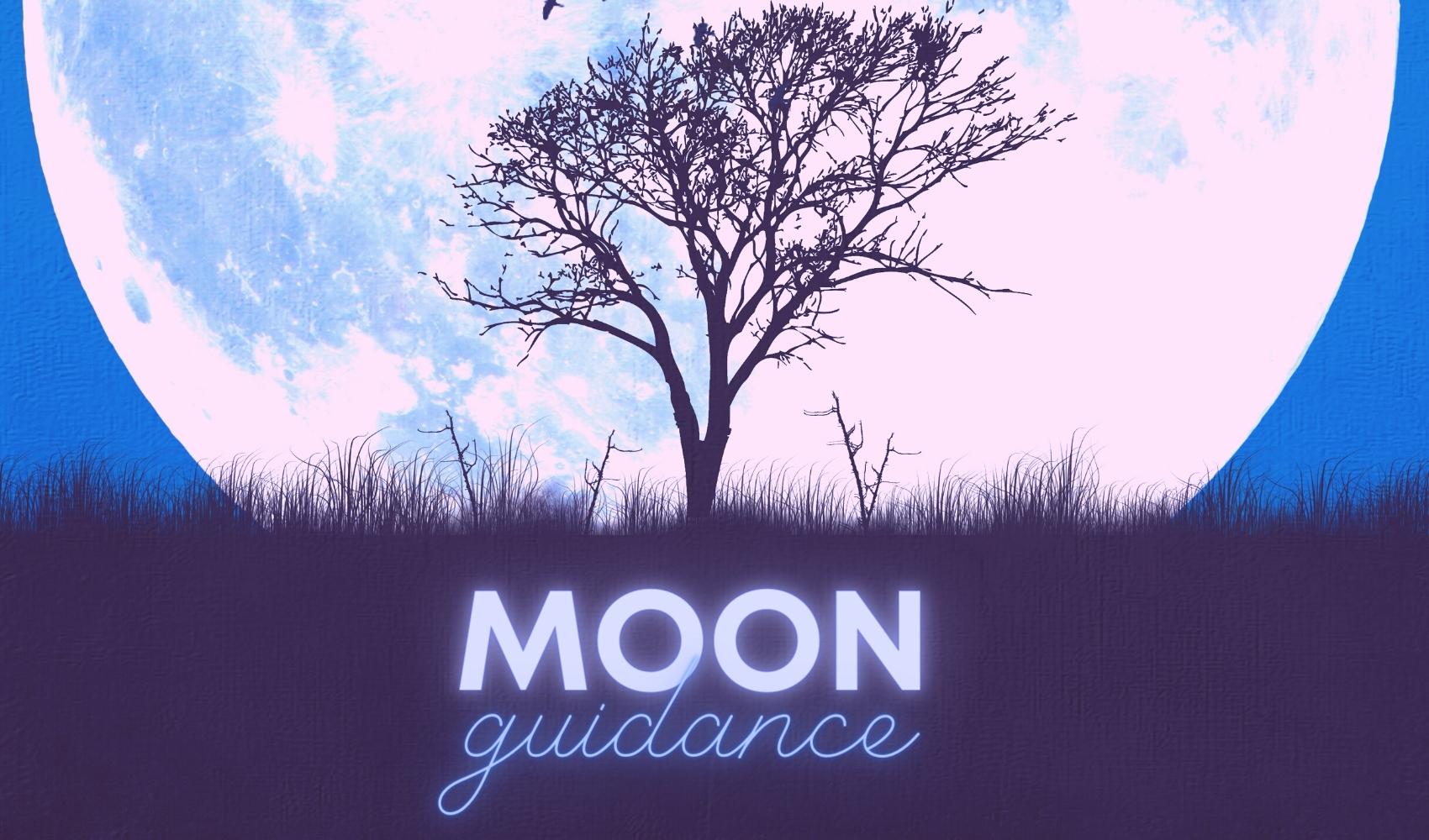 Moon guidance card guidance